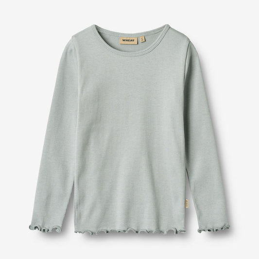 Wheat Main T-shirt L/S Ida T-Shirt 9567 soft rain