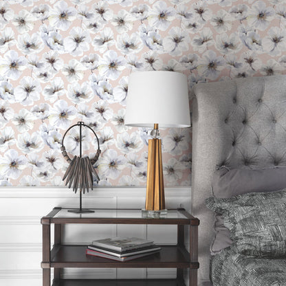 RMK12515RL Peel and Stick Wallpaper in a room setting