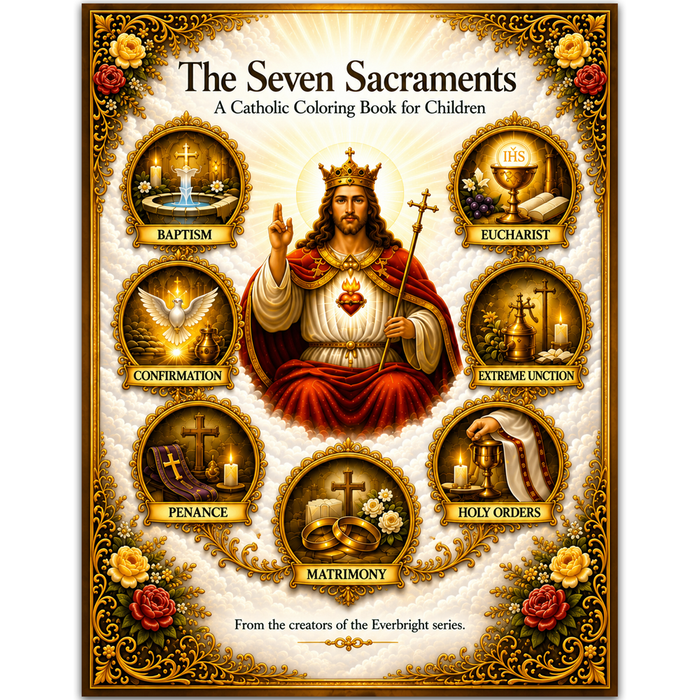 The Seven Sacraments Coloring Book