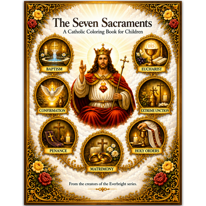 The Seven Sacraments Coloring Book
