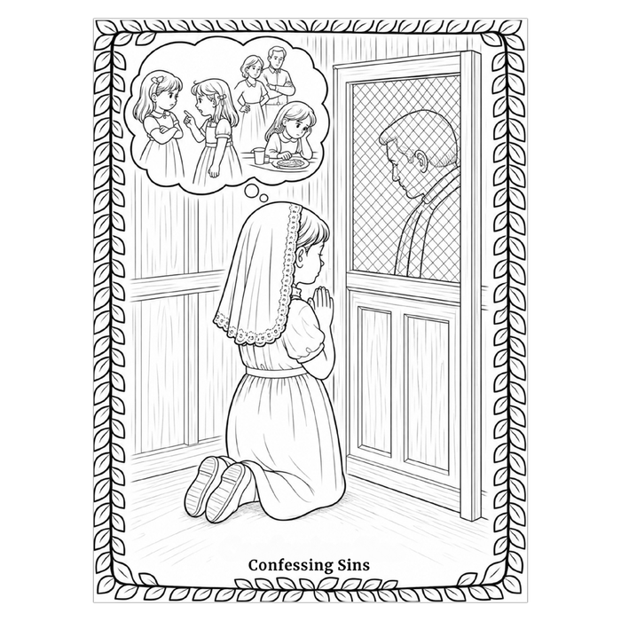 The Seven Sacraments Coloring Book