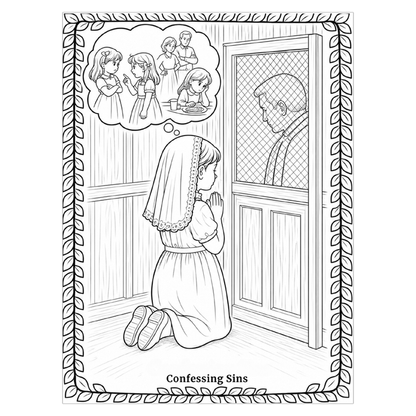 The Seven Sacraments Coloring Book