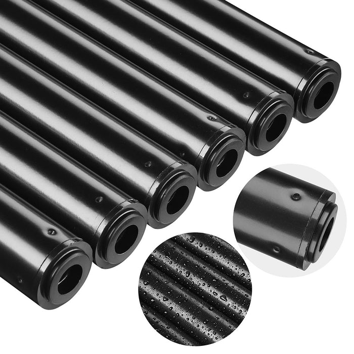 TheLAShop 10 ft Sun Shade Posts Aluminum String Light Planter Poles 2ct/pk Image