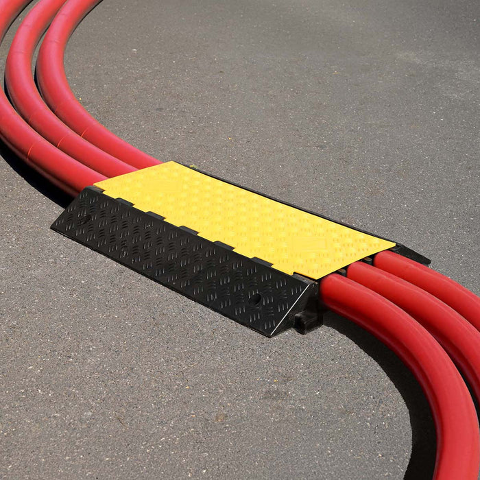 TheLAShop 3-channel Hose Cable Protector Ramp Cover 3" Cables Image