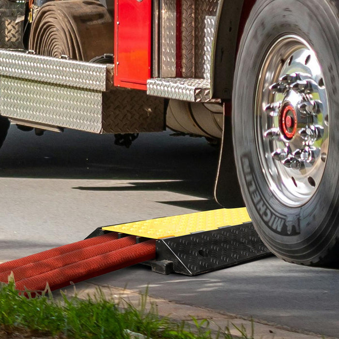 TheLAShop 3-channel Hose Cable Protector Ramp Cover 3" Cables Image
