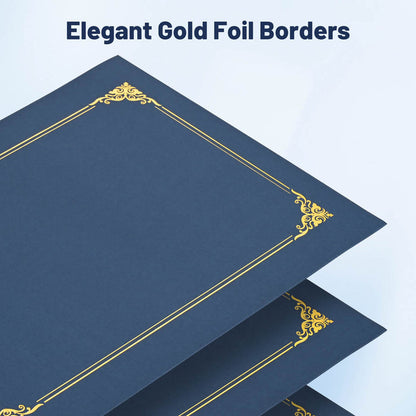 TheLAShop 8.5x11 Diploma Covers Blue Award Certificate Holder 30ct/pk Image