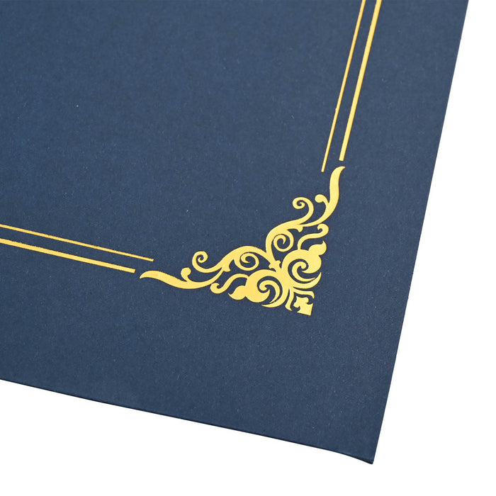 TheLAShop 8.5x11 Diploma Covers Blue Award Certificate Holder 30ct/pk Image