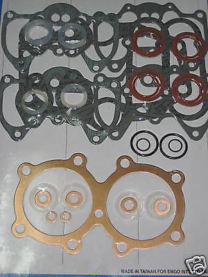 Top end gasket kit Triumph 650 T120 TR6 9 bolt copper head 1963 to 1972