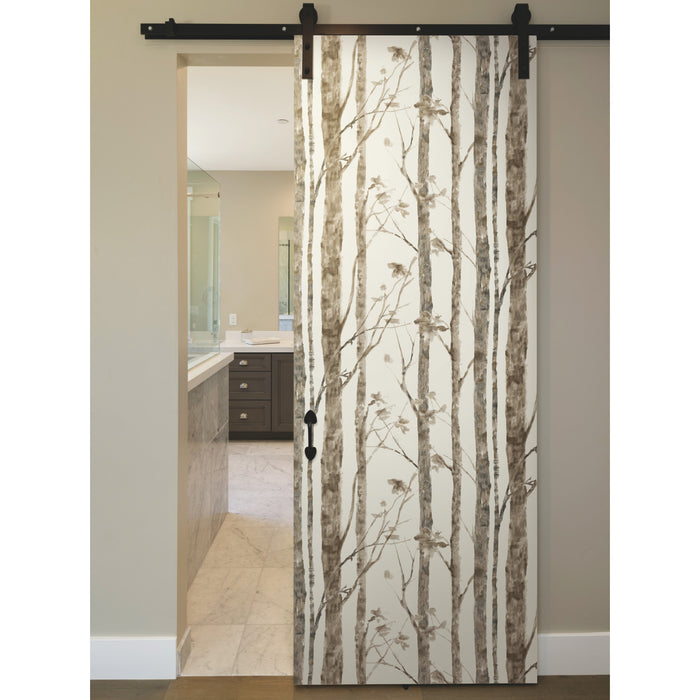 Trees Peel and Stick Wallpaper in a room setting
