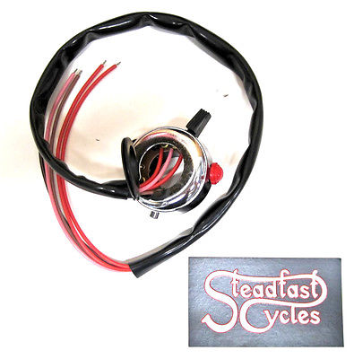 Tricon Switch Horn Dip Kill Motorcycle handlebar mount BSA Wipac S3858 68-0822