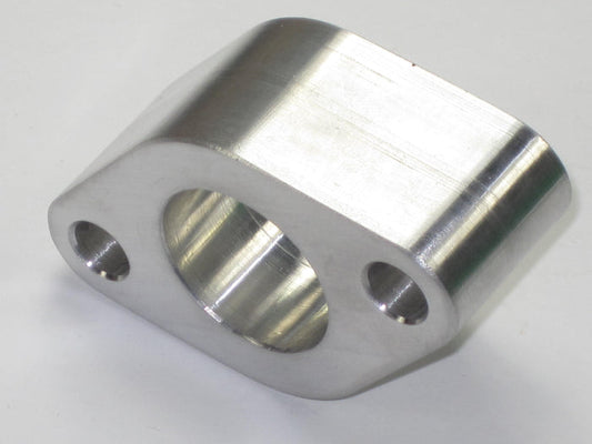 Triumph 500 carb spacer extension 1" 26mm concentric aluminum block 626 stack