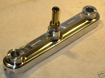 Triumph 650 finned rocker feed alloy oil cooler 1963 - 72 top end oiler T120 TR6