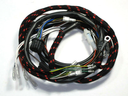 Triumph 650 Wire harness cloth 65 covered 1965 2 switches 88SA