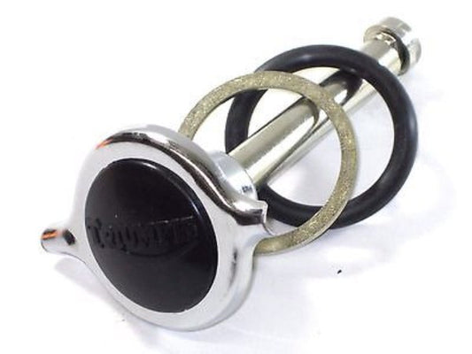Triumph BSA beading holder gas oif tank MOUNT trim piece complete 83-3318A