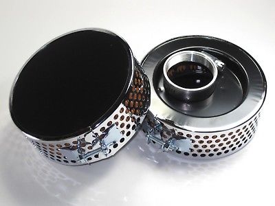 Triumph BSA Offset Air Filter set Filters 82-6432 82-6431 82-8018 Amal