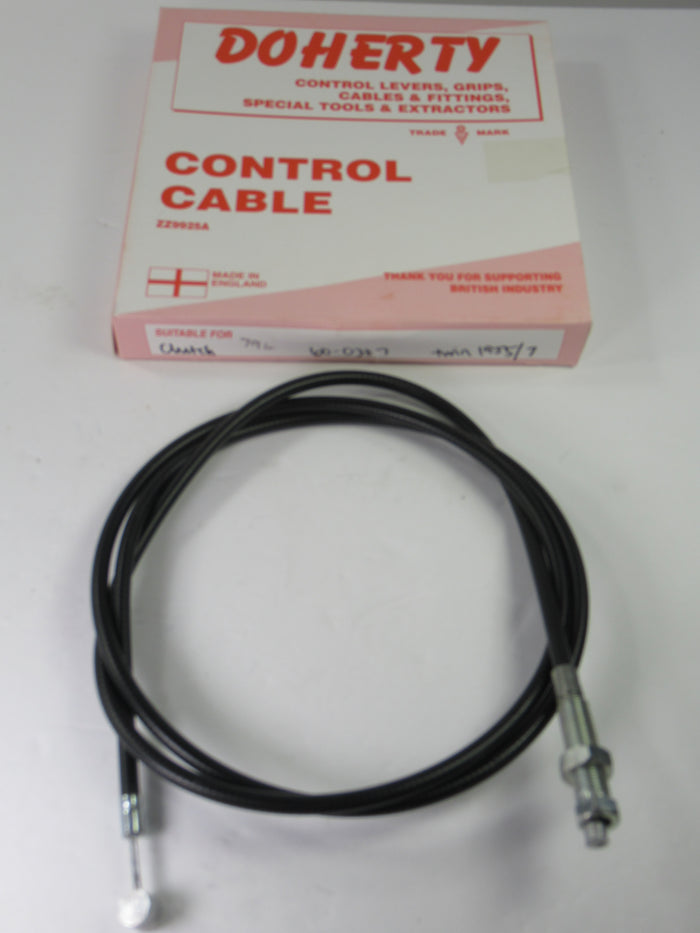 Triumph clutch cable pre-unit 1954 55 56 57 slick shift  swing arm models 51"
