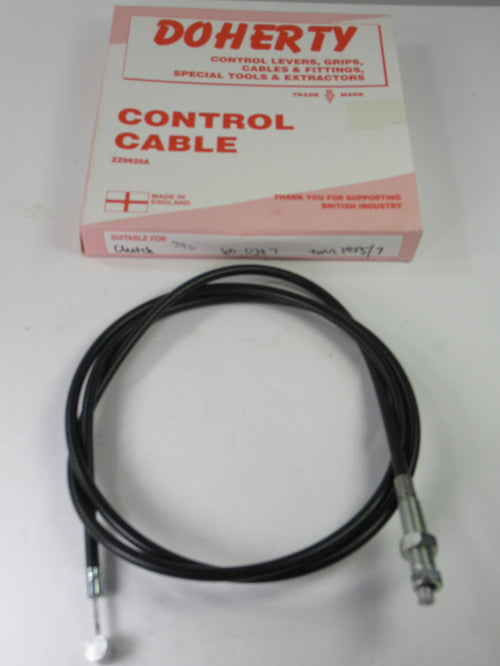 Triumph clutch cable pre-unit 1954 55 56 57 slick shift  swing arm models 51"