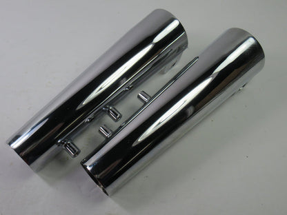 Triumph fork headlight ears shroud 97-4480  97-4481 T140 750 chrome shrouds