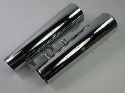Triumph fork headlight ears shroud 97-4480  97-4481 T140 750 chrome shrouds