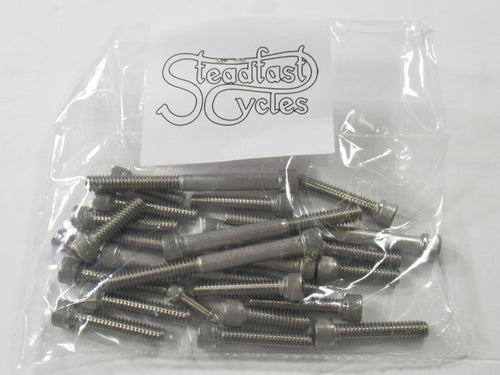 Triumph side cover allen screws T100 500 1969 70 71 72 73 74 stainless steel