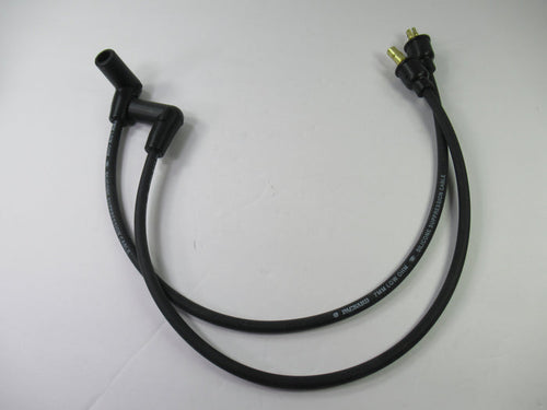 Triumph T140 T120 OIF Black resistive 24" spark plug wires cables electronic ignition