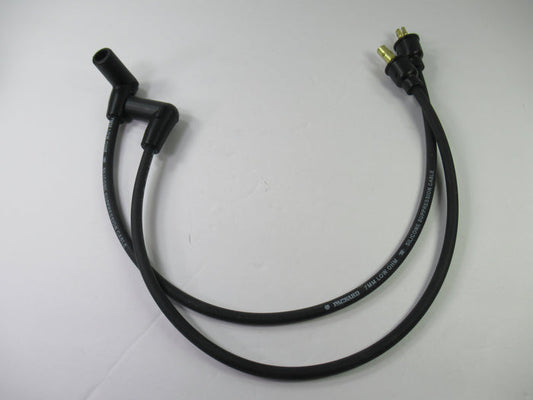 Triumph T140 T120 OIF Black resistive 24" spark plug wires cables electronic ignition