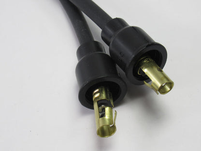 Triumph T140 T120 OIF Black resistive 24" spark plug wires cables electronic ignition