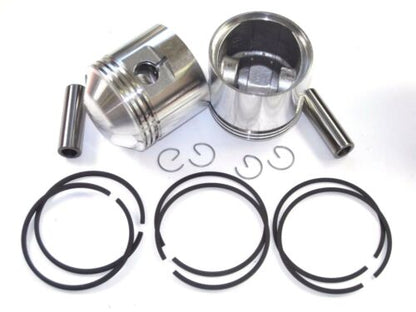TRIUMPH unit 650 std Piston set standard JCC pistons & Grant rings 1963 - 72