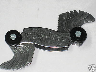 Thread gauge American national Threads 60 V 4 - 42 USA screw pitch gage guage