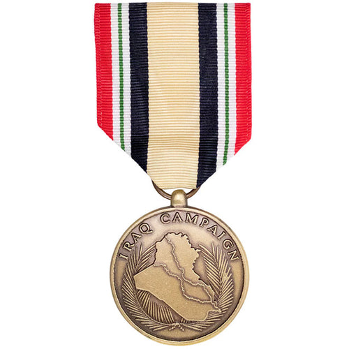 U.S. Military Iraq Campaign Medal (ICM) Full Size Medal, Anodized or Oxidized