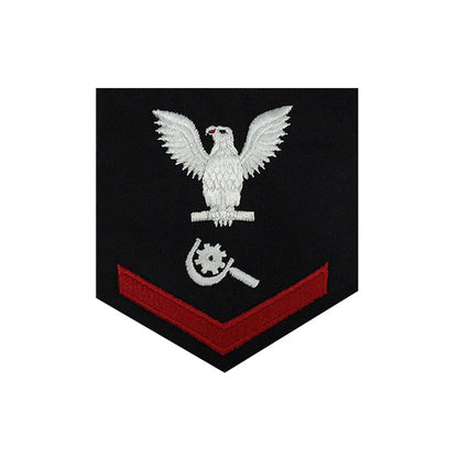U.S. Navy Machinery Repairman Rating Patch, Blue (Tailored to E-4, E-5, or E-6)