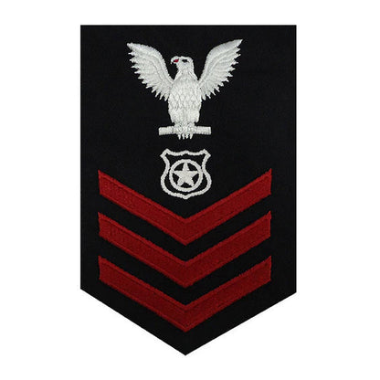 U.S. Navy Master At Arms (MA) Rating Patch, Blue (Tailored to E-4, E-5, or E-6)