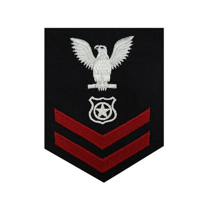 U.S. Navy Master At Arms (MA) Rating Patch, Blue (Tailored to E-4, E-5, or E-6)