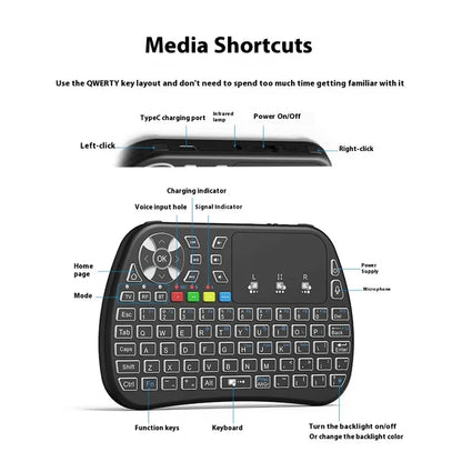 V6 Mini Wireless Keyboard