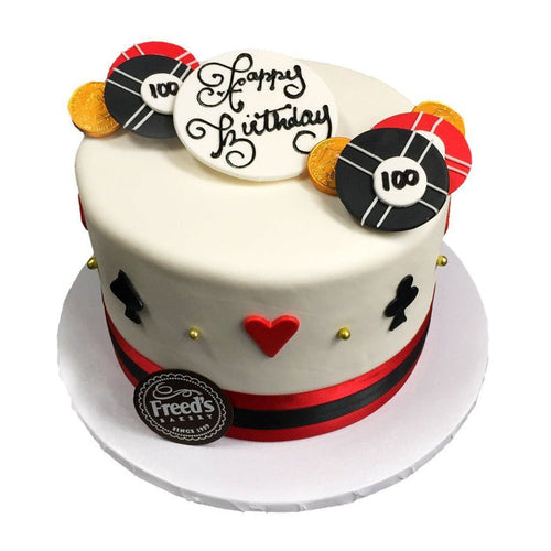 Vegas Baby Theme Cake Freed's Bakery
