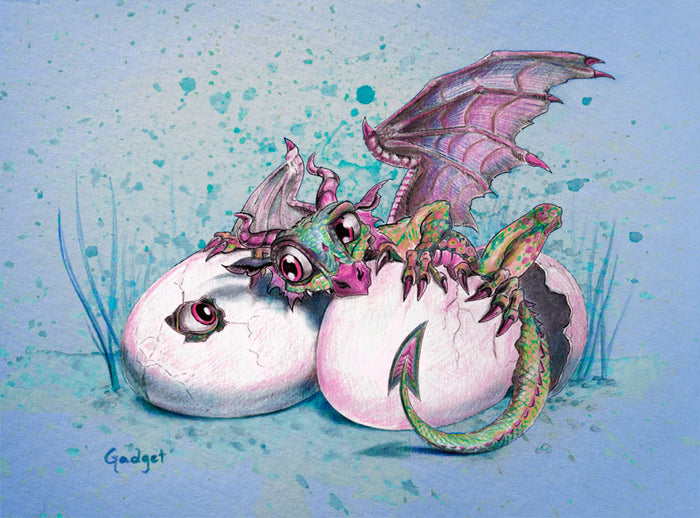 Waiting for a Friend Looky-loo Lavender by Gadget