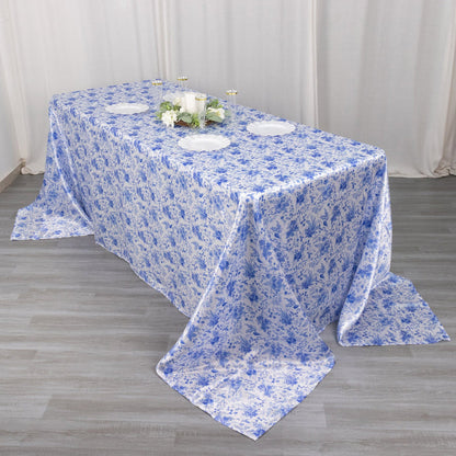 rectangle tablecloth, satin tablecloth, floral tablecloth, dining table cloth, rectangle table cover#size_parent