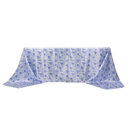 rectangle tablecloth, satin tablecloth, floral tablecloth, dining table cloth, rectangle table cover#size_parent