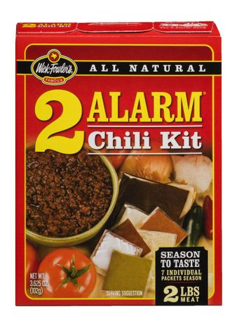 Wick Fowlers Chili Kit, 2 Alarm, Texas Style
