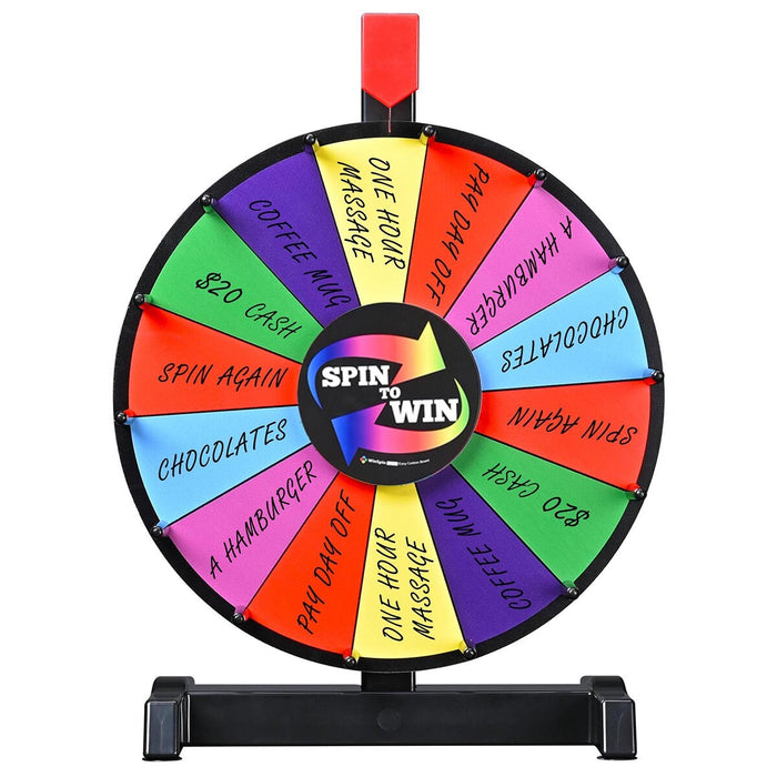 TheLAShop 12" Prize Wheel Tabletop Colorful Dry Erase Image