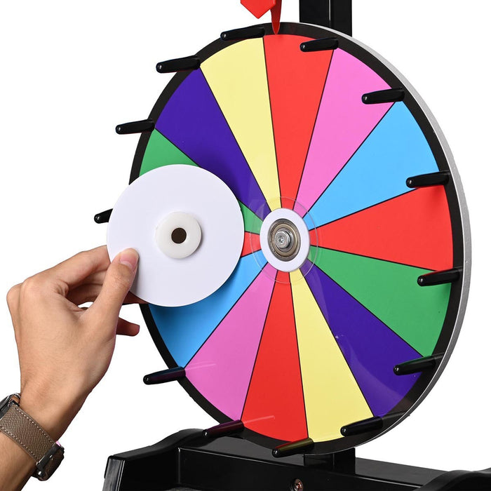 TheLAShop 12" Prize Wheel Tabletop Colorful Dry Erase Image