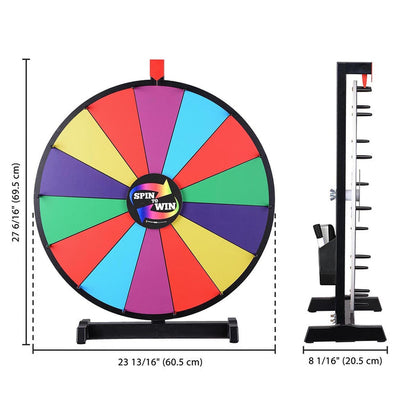 TheLAShop 24" Tabletop Dry Erase Spinning Prize Wheel - Custom Options Image