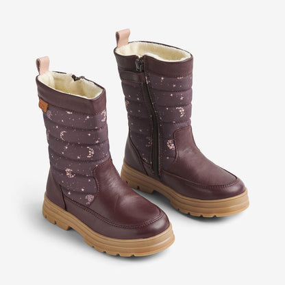 Wheat Footwear Winterboot Koa Tex Winter Footwear 9675 plum truffle stars