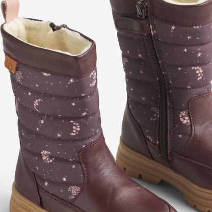 Wheat Footwear Winterboot Koa Tex Winter Footwear 9675 plum truffle stars