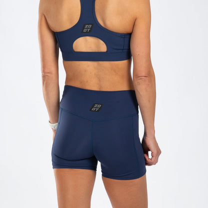 Zoot Sports RUN BOTTOMS Women's Elite Run 5" High-Rise Short - Deep Navy