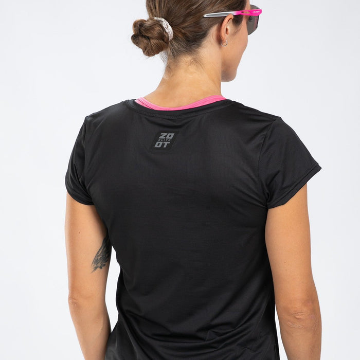 Zoot Sports RUN TEE Women's Elite Run Tee - Jet Black