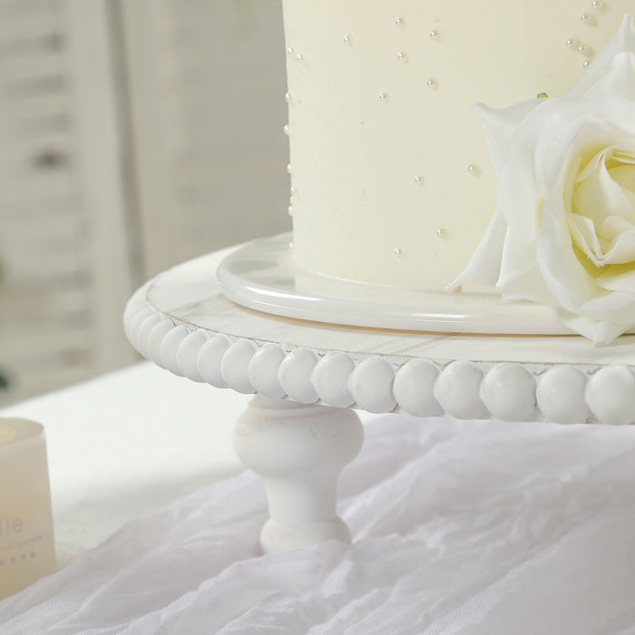 wooden cake stand, cake stand, beaded riser, wood cake stand, cake riser, beaded cake stand#size_parent
