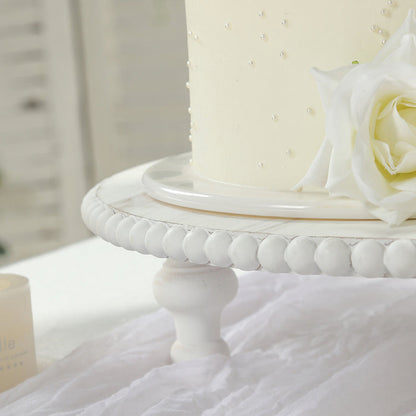 wooden cake stand, cake stand, beaded riser, wood cake stand, cake riser, beaded cake stand#size_parent