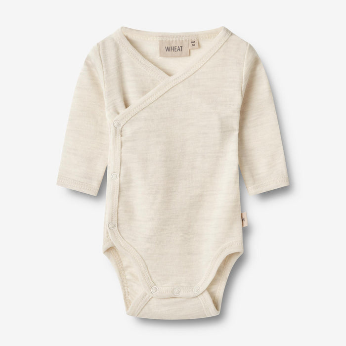 Wheat Wool Wool Body L/S Willow Underwear/Bodies 1141 eggshell melange