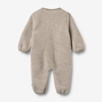 Wheat Wool Wool Fleece Suit Levi Jumpsuit 3204 khaki melange